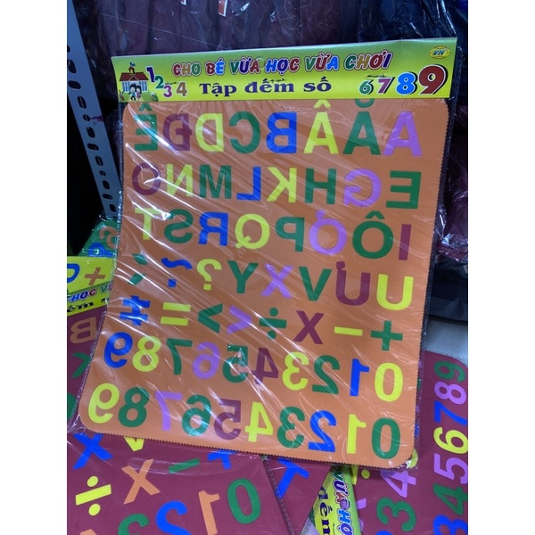 Bảng chữ cái xốp GHÉP CHỮ TIẾNG VIỆT cho bé