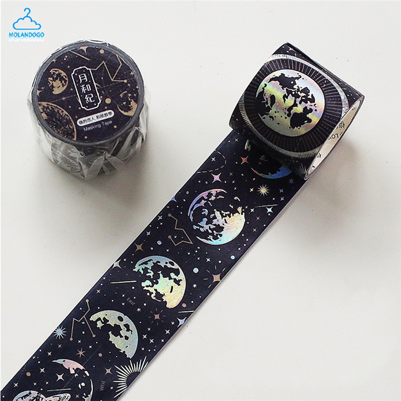 3m Starry Universe Snow Gold Foil Washi Tape 30mm Wide Diy Tape For Scrapbook Journal Planner Arts Crafts