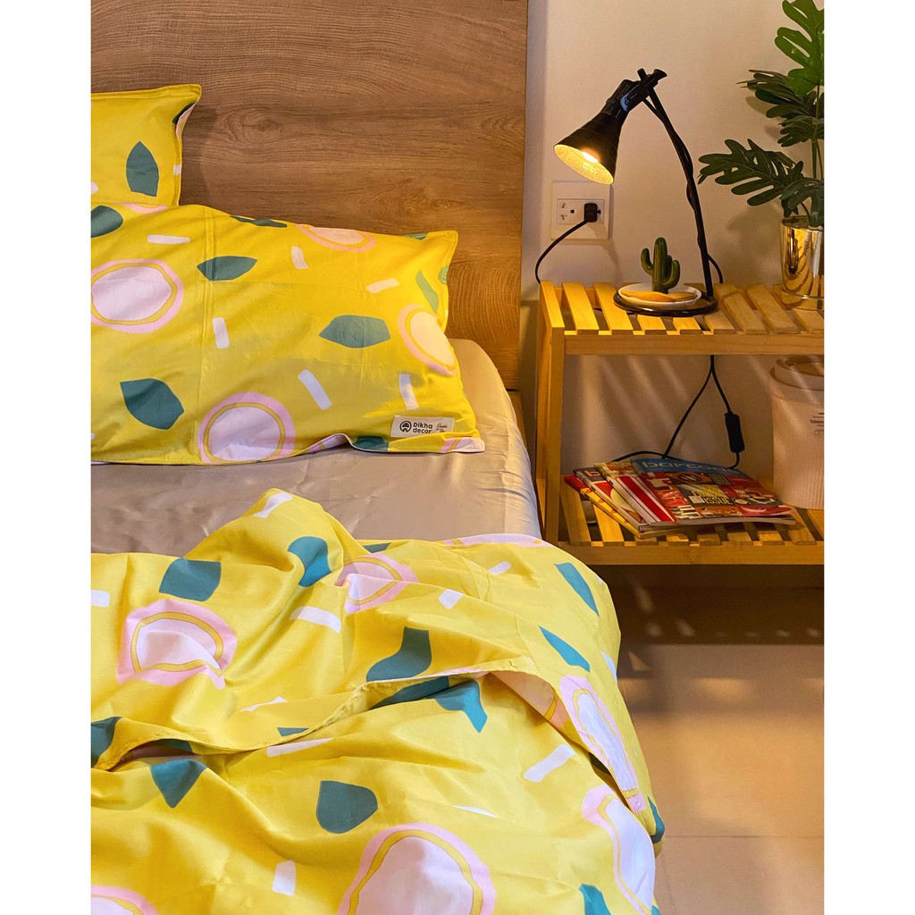 Bộ Ga (Drap) Gối 4 Món 100% Cotton Nhập Khẩu Hàn Quốc ( Không Vỏ Chăn)