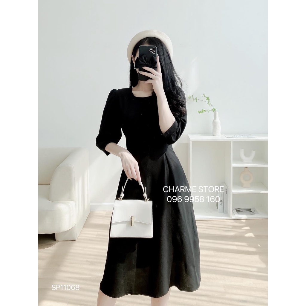 Váy nữ trơn dáng xòe thiết kế Charme 11068 | BigBuy360 - bigbuy360.vn
