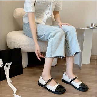 giày búp bê nữ 3cm pha mũi bóng
