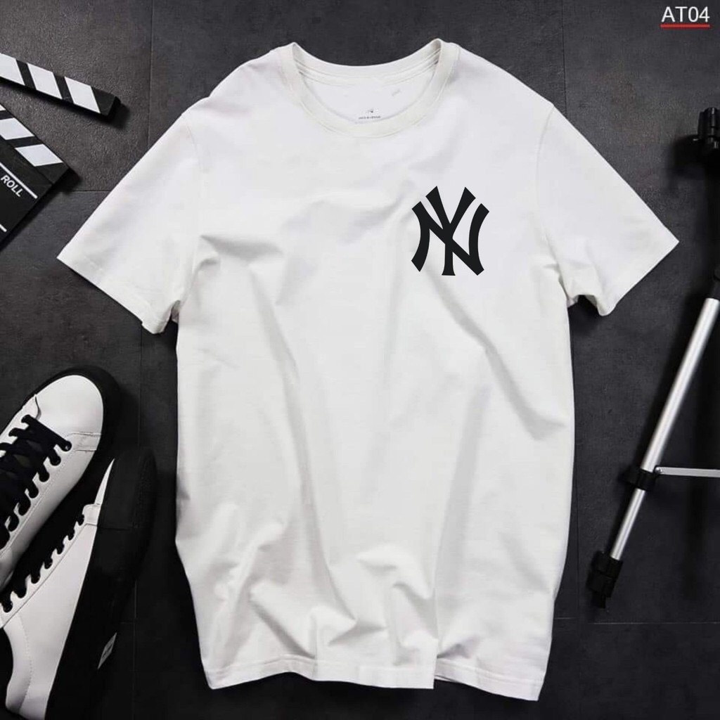 Áo Thun Unisex 💁🏼 RẺ NHẤT SHOPEE 💁🏼‍♂️ Áo thun nam nữ tay lỡ in logo Ny chất liệu cotton 35/65 thoáng mát | BigBuy360 - bigbuy360.vn