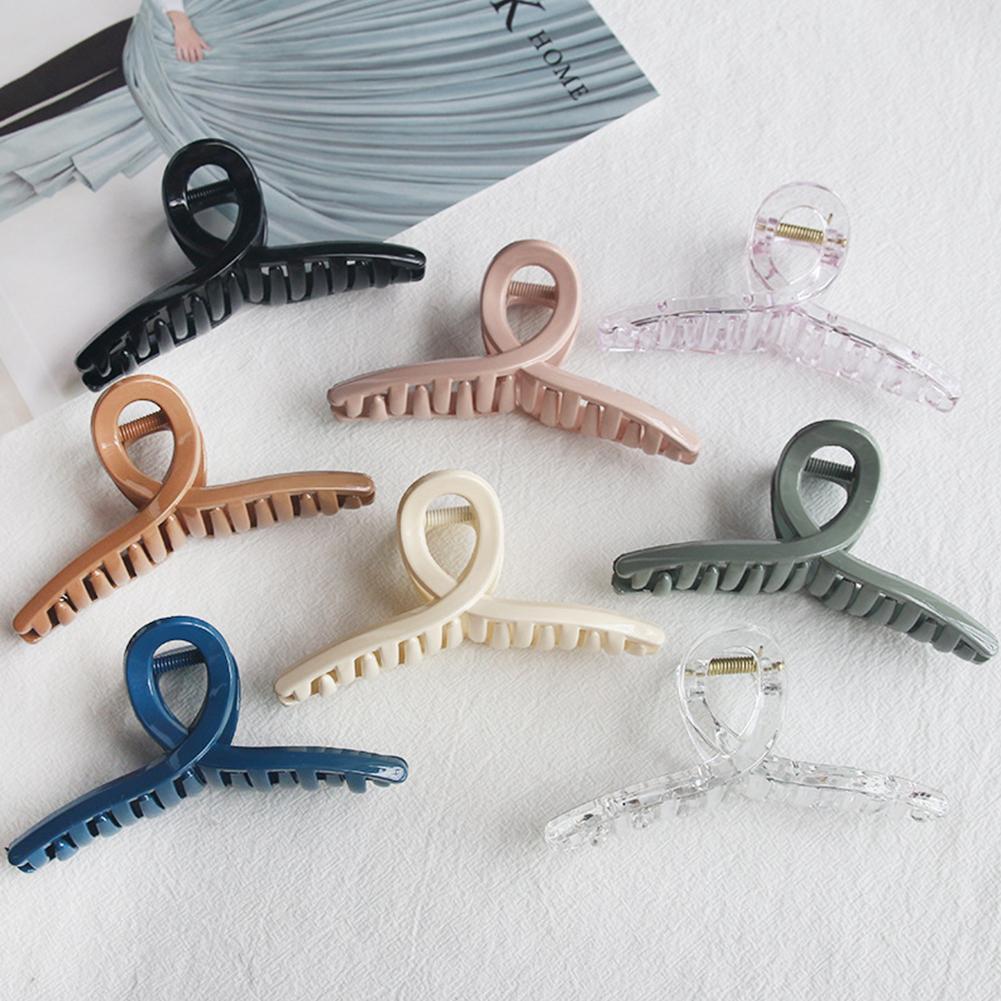 Kẹp tóc càng cua bằng nhựa cỡ lớn thời trang cho nữ