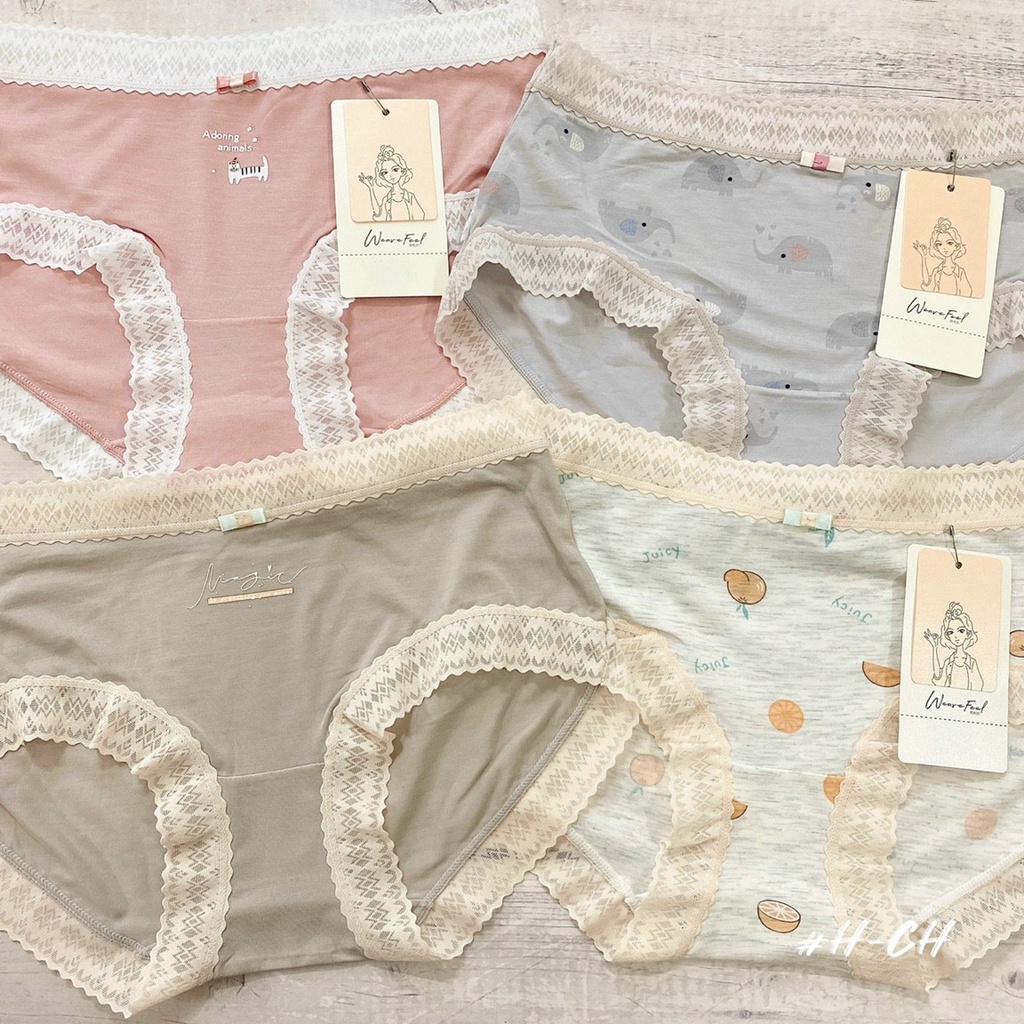 Quần lót nữ cotton co giãn thoáng khí hàng cao cấp