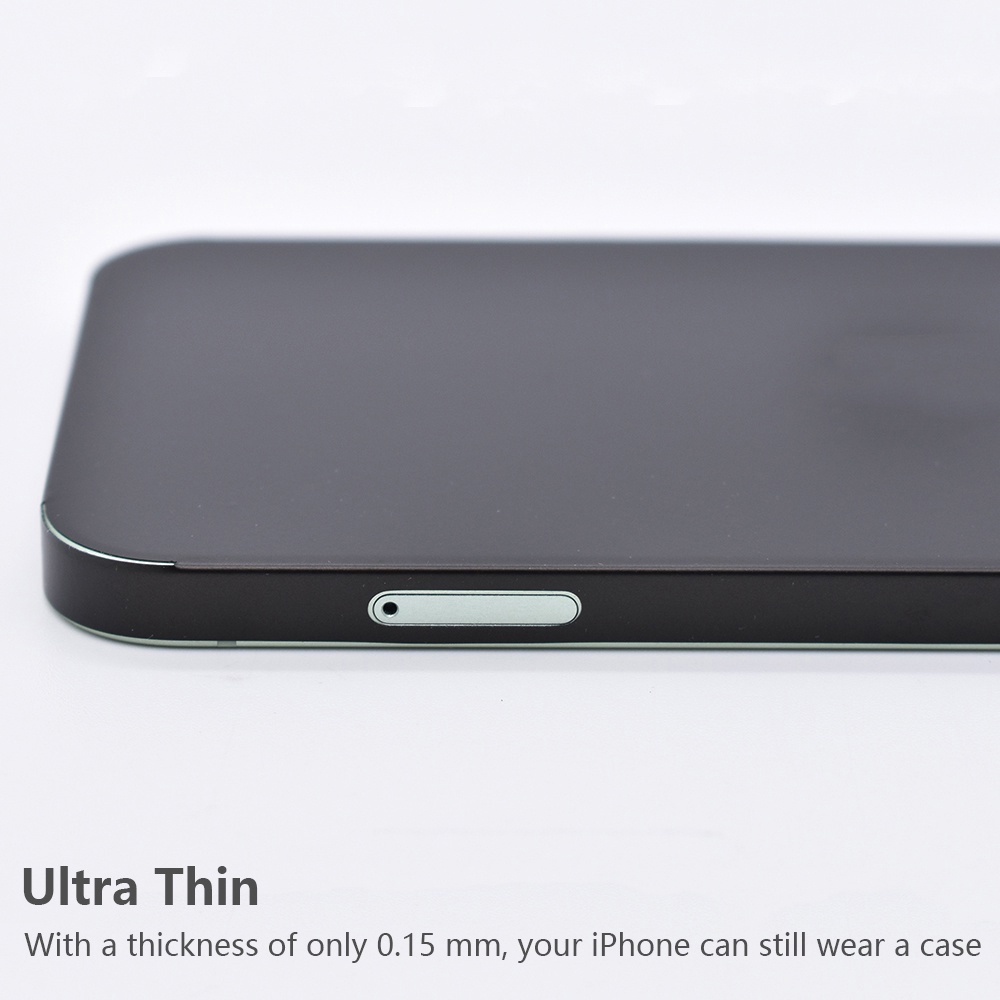 Miếng Dán Màu Đen Chống Trầy Xước Cho iPhone 6 6s 7 8 Plus X Xs XR 11 12 13 14 Pro Max Mini