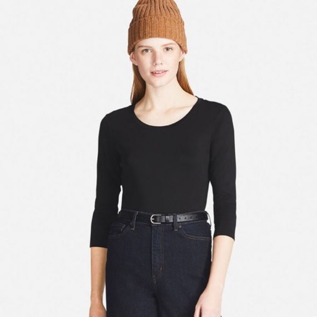 Áo thun tay lửng cotton Uni xuất xịn