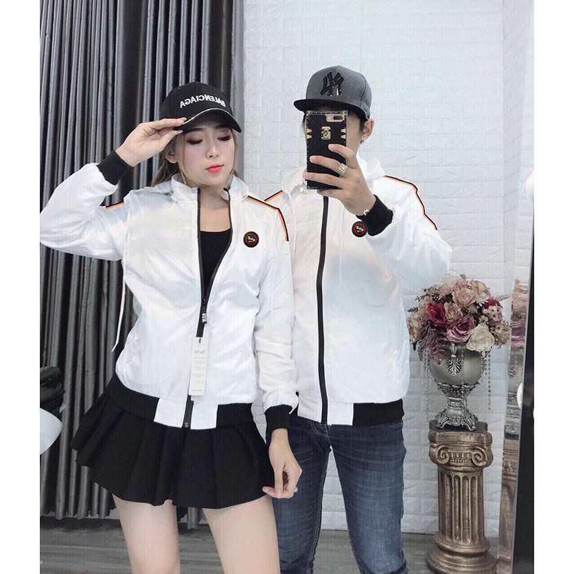 ÁO KHOÁC DÙ NAM NỮ COUPLE TINA  ÁO KHOÁC DÙ CẶP NHIỀU MÀU ĐEN - XANH ĐEN - ĐỎ - XÁM - TRẮNG - RÊU CHO CÁC CẶP ĐÔI
