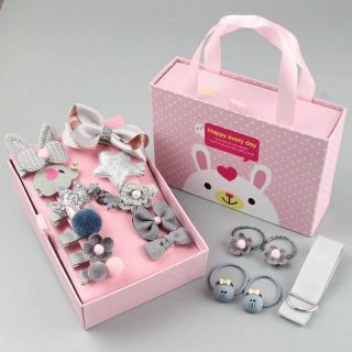 Set kẹp tóc cho bé gái 18 chi tiết