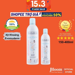 Xịt Khoáng Evoluderm Atomiseur Eau Pure Evoluderm 150ml