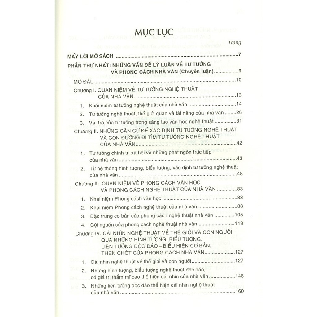 Sách - Tư Tưởng Và Phong Cách Nhà Văn - Những Vấn Đề Lý Luận Và Thực Tiễn