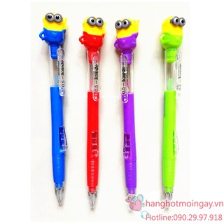 Bút chì bấm minion 0.5mm N256