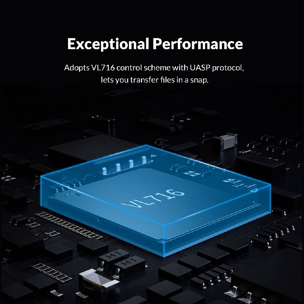 Hộp Đựng Ổ Cứng HDD Orico 2179U3 2.5 Inch Nối SATA Sang USB 3.0 5Gbps Bằng Nhôm Trong Suốt | BigBuy360 - bigbuy360.vn