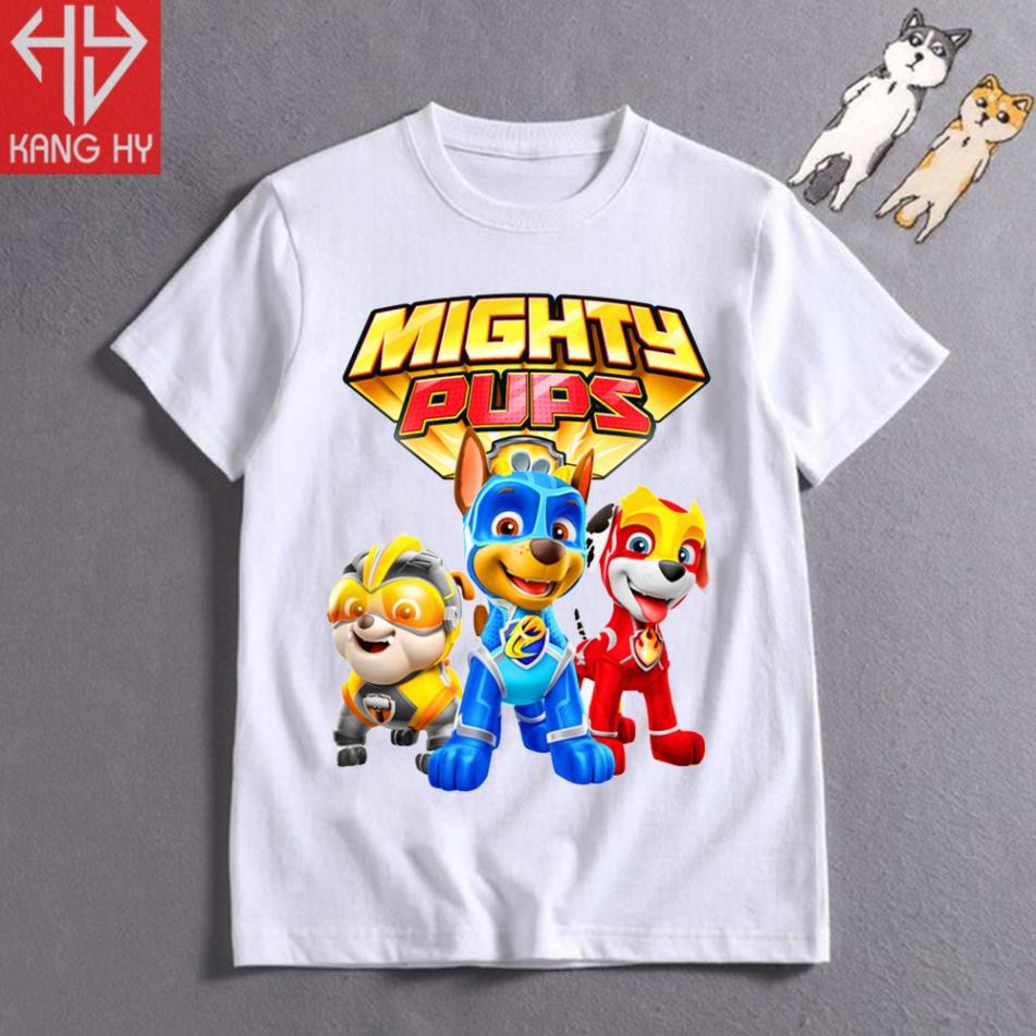 4 mẫu áo đội chó cứu hộ paw patrol mighty pups 2020 - áo cực chất