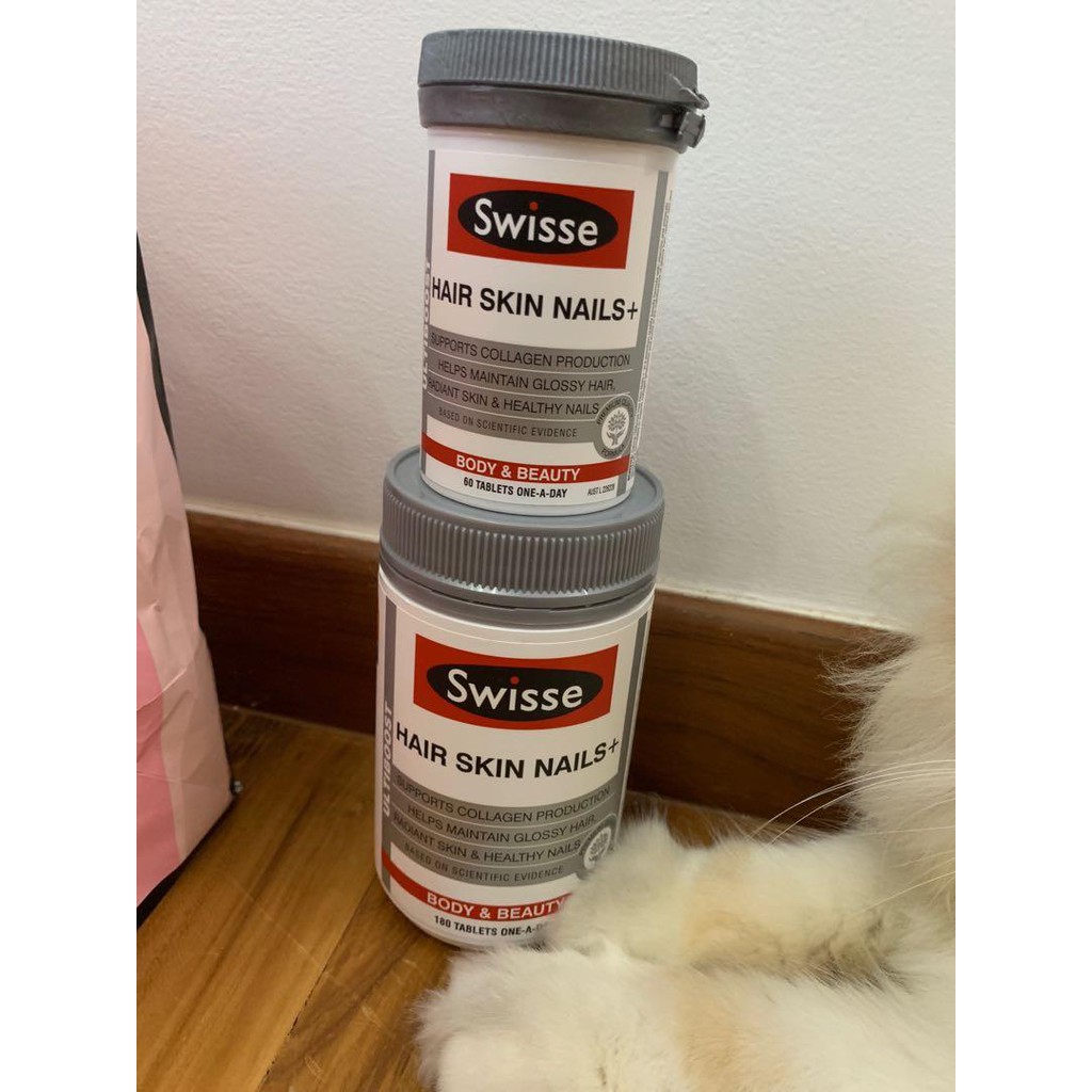 Viên uống đẹp da, móng, tóc Swisse Hair Skin Nails | Thế Giới Skin Care