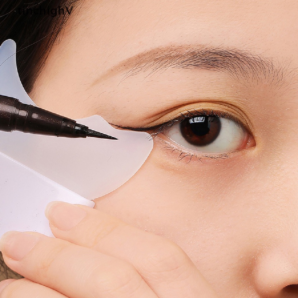 [Hàng mới về] Dụng cụ khuôn hỗ trợ kẻ mắt chải mascara bằng silicon chuyên nghiệp