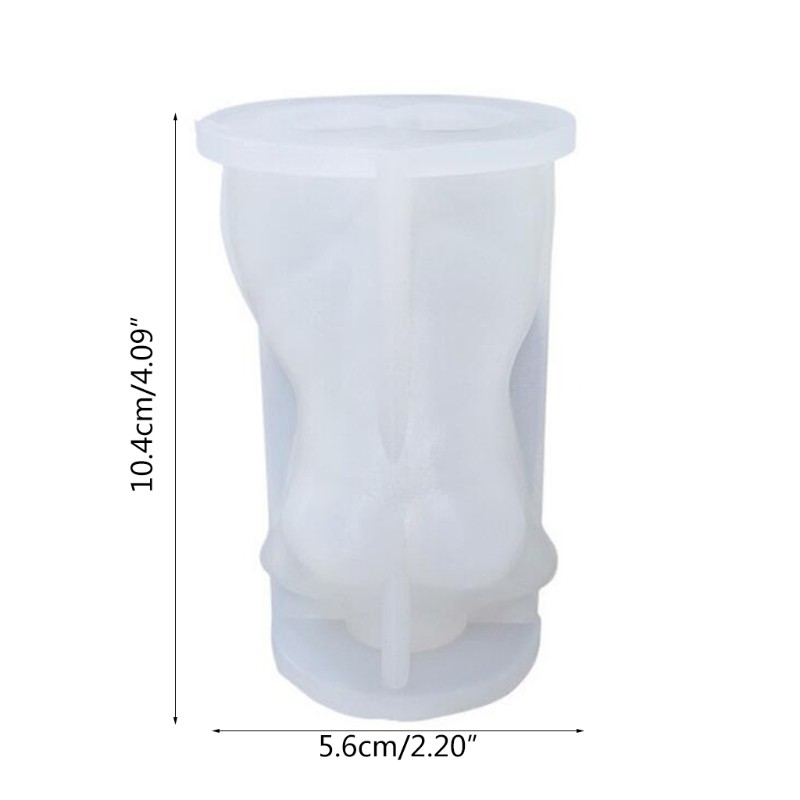 Khuôn làm tượng sáp thạch cao hình cơ thể người bằng chất liệu silicone