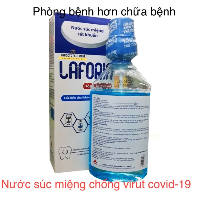 Nước súc họng Laforin