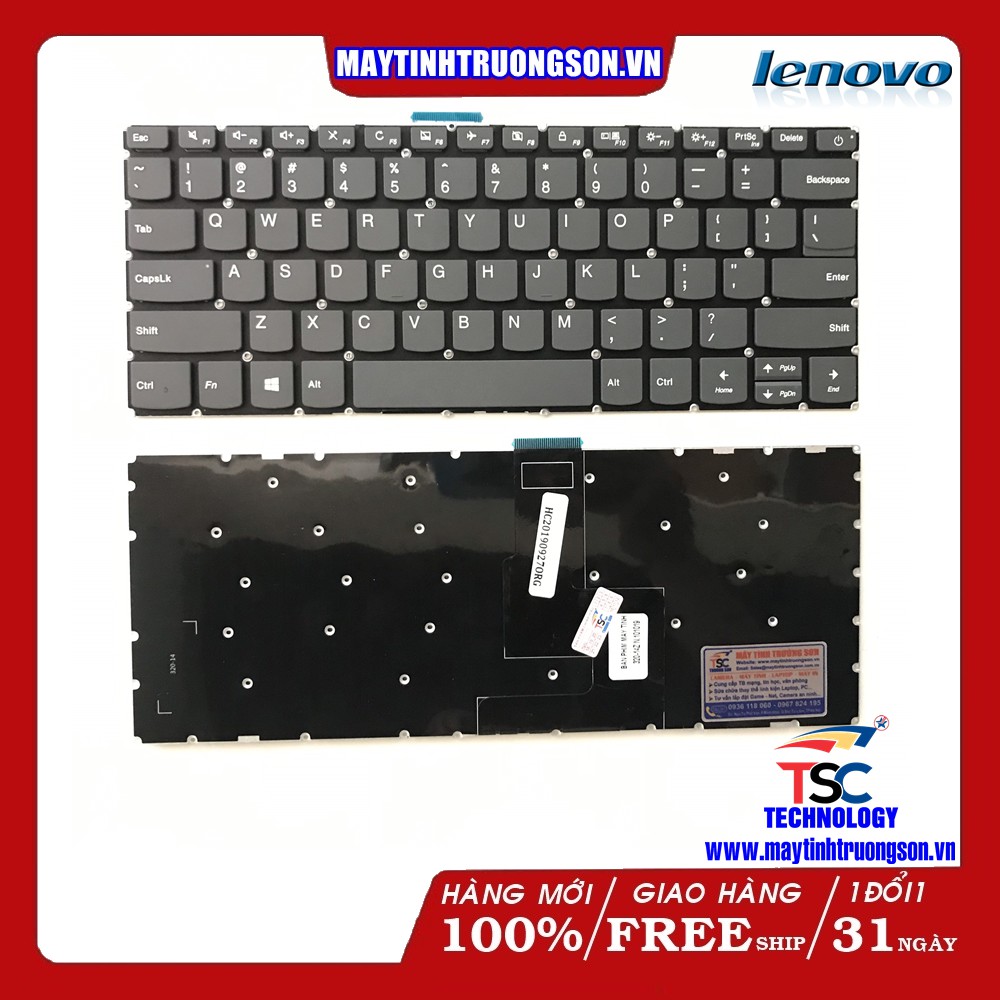 Bàn Phím Lenovo IdeaPad 320-14AST 320-14IKB 320-14ISK 320S-14IKB 120S-14IAP | Phím Zin Nhập Khẩu