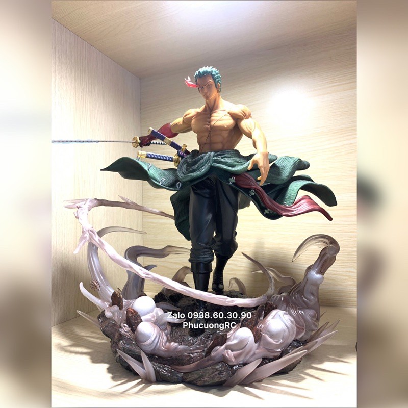 (Hết hàng) Mô Hình One Piece Zoro Big Sauron 2 đầu 3 kiếm 29CM