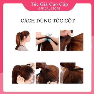 Tóc giả cột xoăn đuôi 🆓FREESHIP🆓 053L