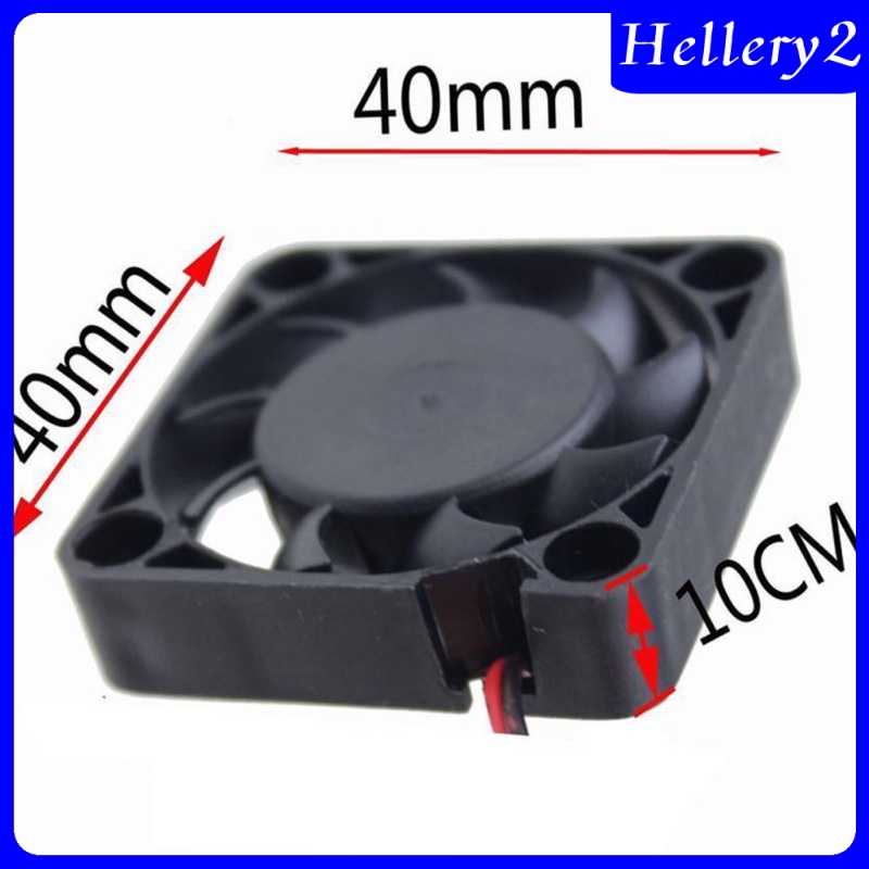 [HELLERY2] 4pieces 12V 2Pin 40mm Mini 4cm Fan Silent Computer Cooler Cooling Fan PC