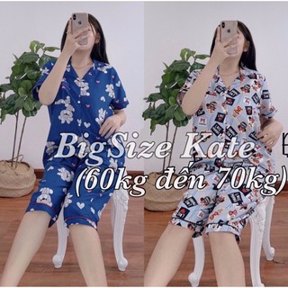 Đồ bộ pijama kate lửng bigsize dưới 60kg