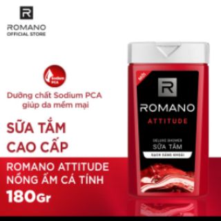 ROMANO SỮA TẮM 180G ĐỦ MÙI LỰA CHỌN.