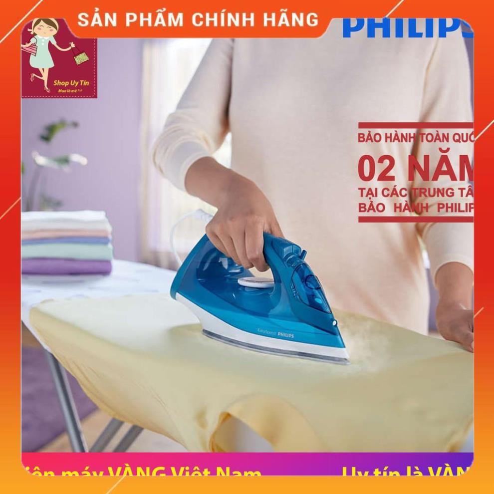 [ELHAB4 giảm tối đa 500K] Bàn ủi hơi nước Philips GC1756 hãng phân phối