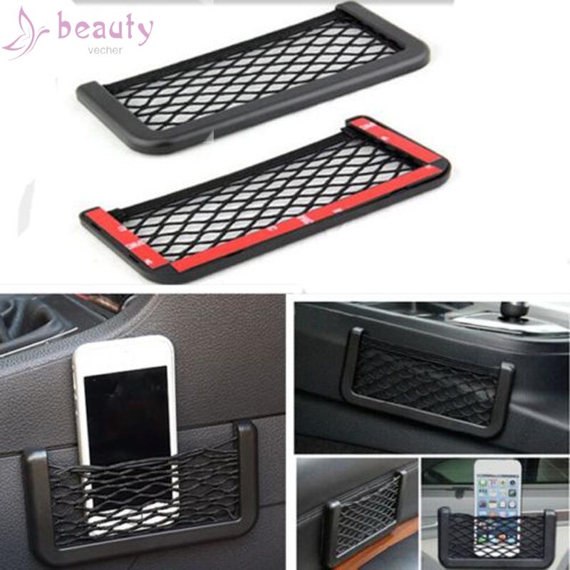Bag Black Storage Holder Professional 14.5x8.5cm Mesh Universal