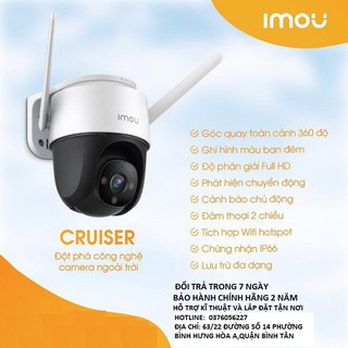 [CHÍNH HÃNG FPT] Camera không dây IP Wifi IMOU PTZ Cruiser (Fullcolor) IPC-S22FP (Bảo hành 24 tháng)