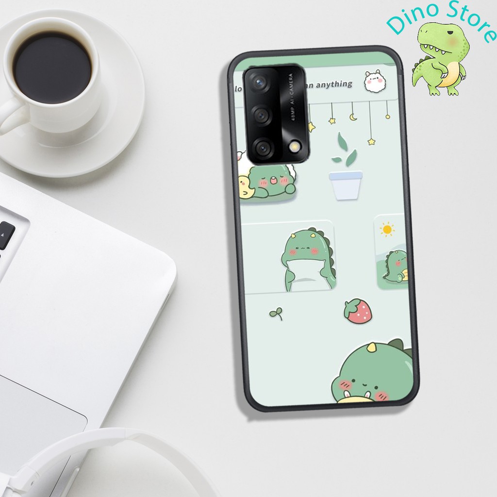 ỐP LƯNG OPPO A54/A74/A94  ,  IN HÌNH KHỦNG LONG NGỘ NGHĨNH VÀ CUTE