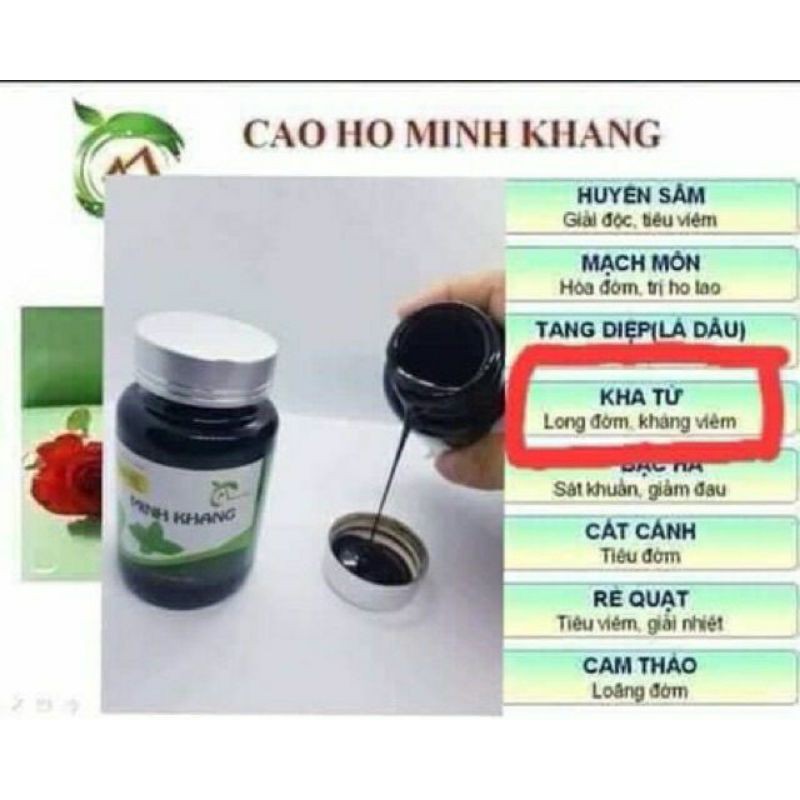 Cao ho Minh Khang HẾT SỔ MŨI KHÒ KHÈ VIÊM HỌNG