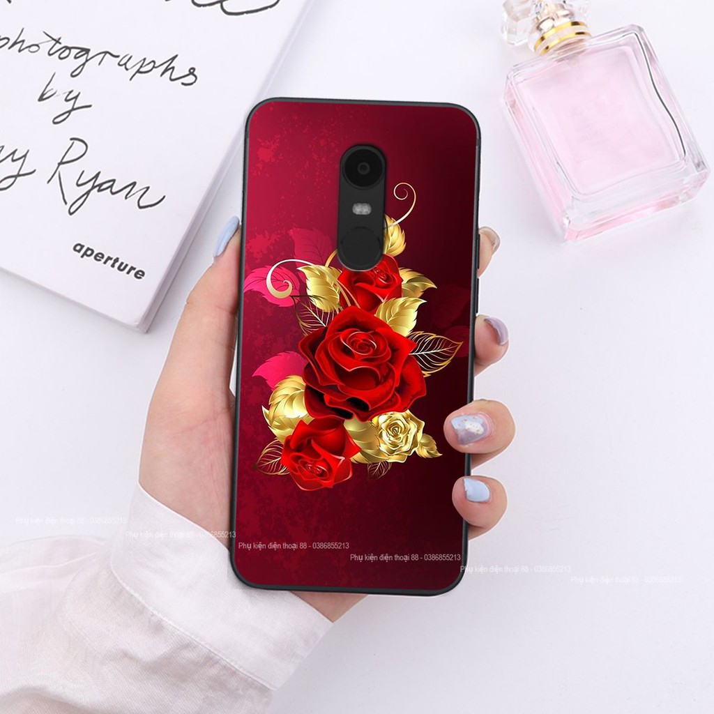 Ốp lưng Xiaomi REDMI 5 PLUS hình hình hoa, thiên nga, đẹp thời trang - CAO CẤP - SANG TRỌNG