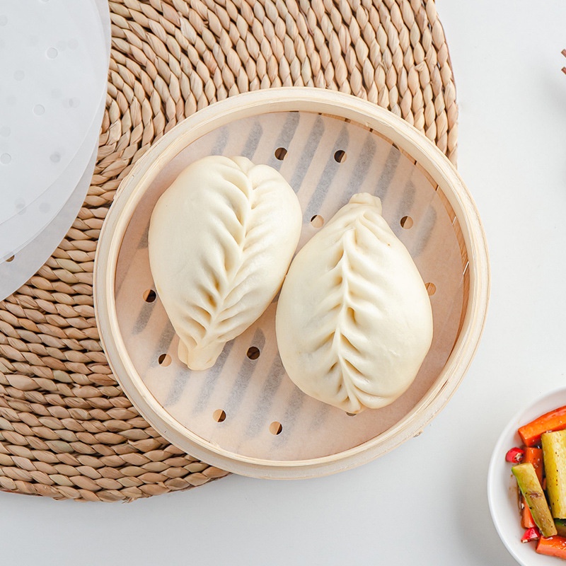 Set 100 giấy lót thực phẩm 18/23cm có lỗ tiện dụng