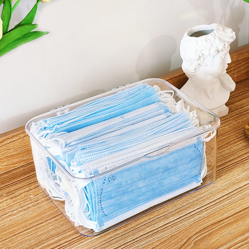 Hộp Đựng Khẩu Trang Cỡ Lớn Sử Dụng Một Lần Tiện Lợi