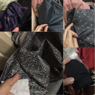 Vải lót vest các mẫu và phin đen