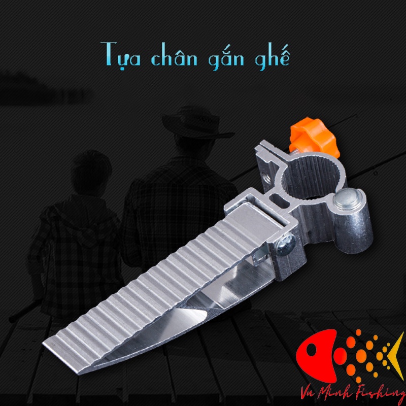 Bộ Pat Gắn Ghế Câu Cá Địa Hình Chất Liệu Inox
