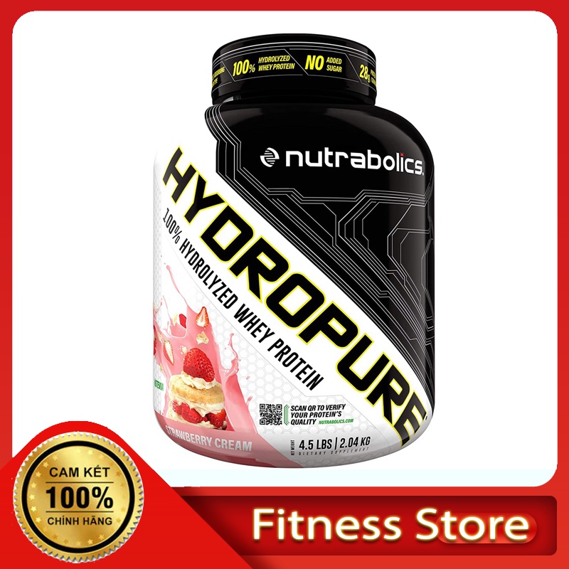 HydroPure Whey Protein Thủy Phân 100% 4,5 LBS  - Sữa Dinh Dưỡng Phát Triển Tăng Cơ, Giảm Mỡ Hiệu Quả, Tăng Cường
