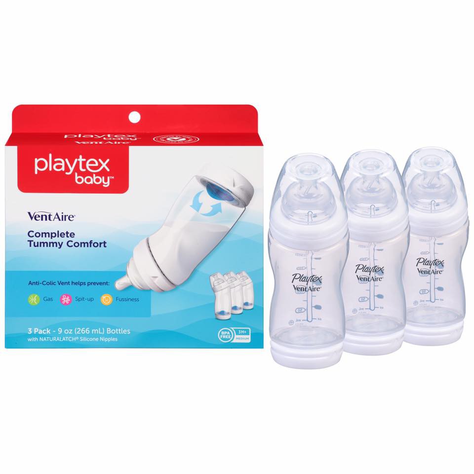 Bình sữa Playtex 266ml tách set 03 bình