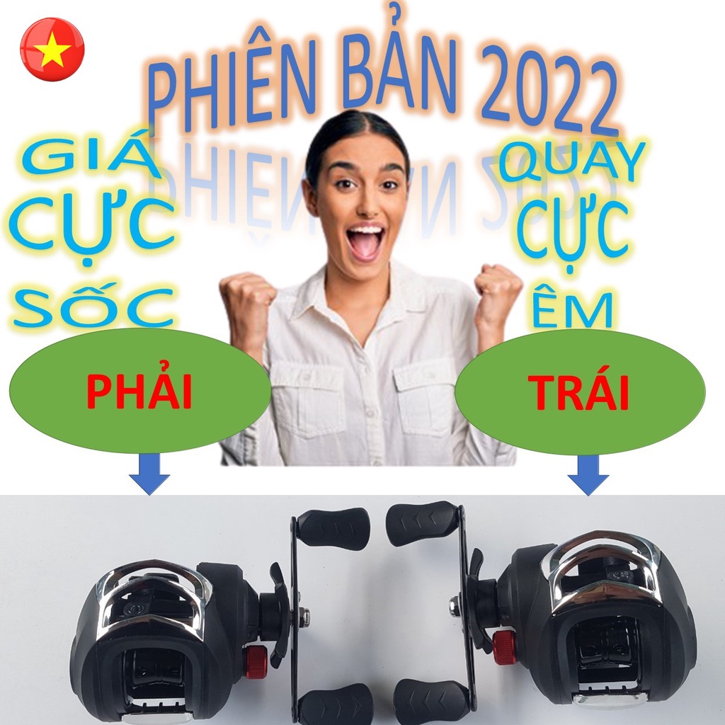 Máy Câu Ngang Trái, Phải Kim Loại 2022