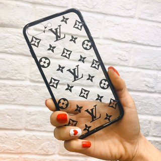 Ốp Lưng Viền Silicon IPHONE x ANDROID Louis Vuitton