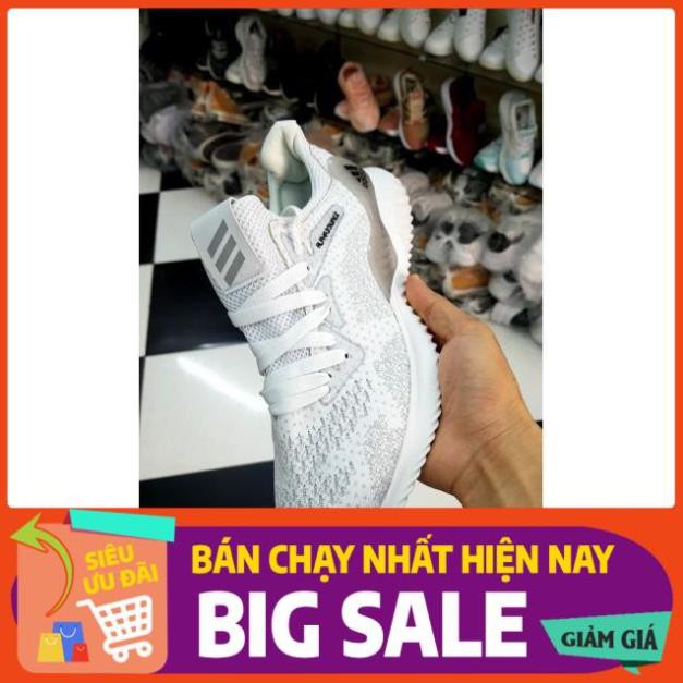 Giày Adidas Alphabounce 2018 - Màu Trắng -Màu Xám_ Hàng Chất Lượng . 2020 Xịn Nhẩt NEW ✔️ ' > !