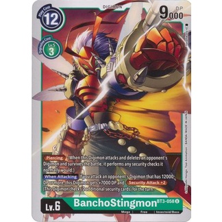 Thẻ bài Digimon - TCG - BanchoStingmon / BT3-058'