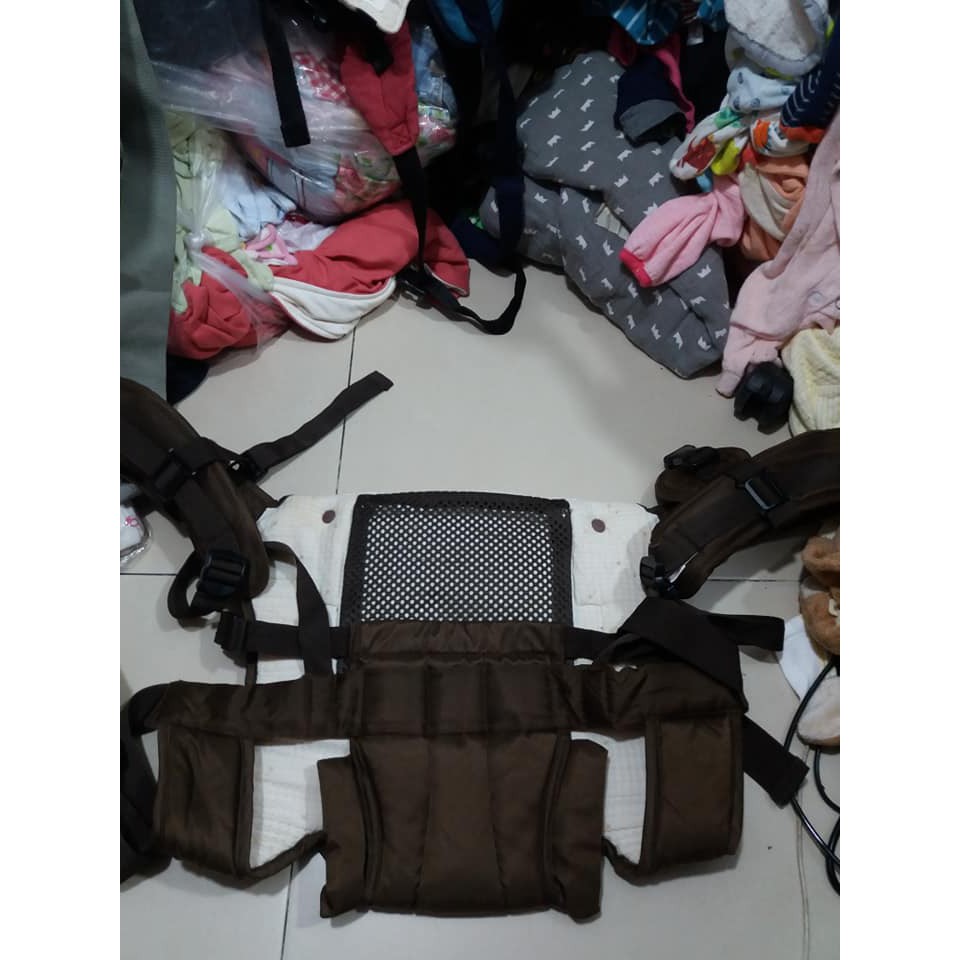 Địu túi nâu hình gấu cho bé ms47