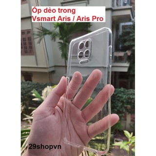 Ốp Vsmart Aris / Aris Pro dẻo trong suốt (Loại đẹp)
