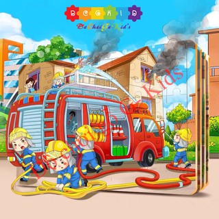 Tranh ghép  60 mảnh cho bé bằng gỗ nhiều mẫu đẹp, đồ chơi phát triển trí tuệ[Chọn Mẫu]