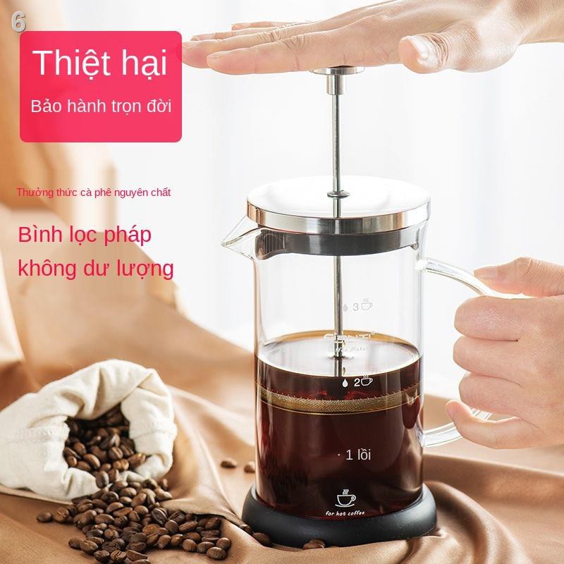 Cà phê pha bằng tay loại bộ lọc thiết bị máy trà tách phương pháp ép nồi