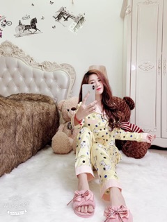 Đồ bộ phi lụa phối