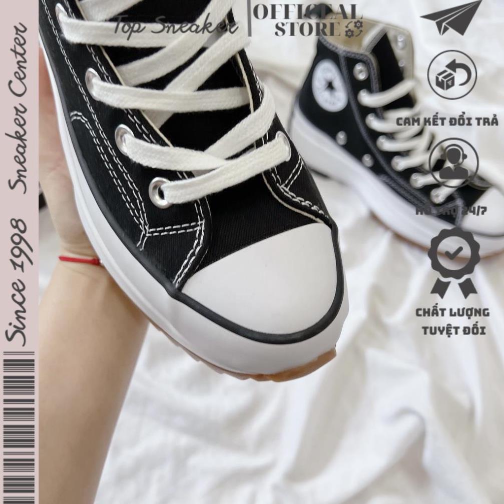 Giày thể thao Converse Run Star Hike Hi Black Hike High top CV cổ cao nam nữ độn đế