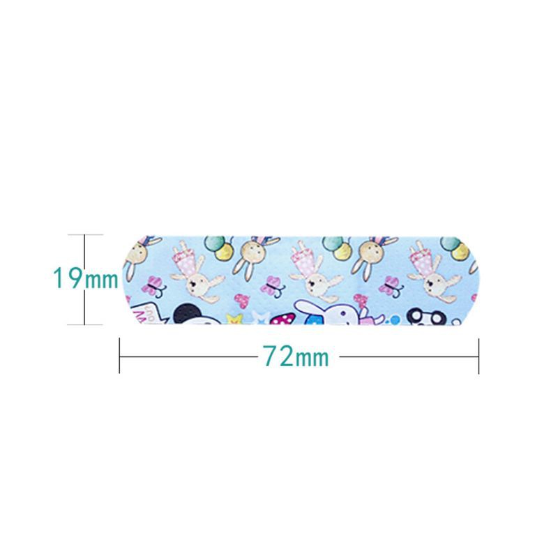 Hộp 120 Miếng Băng Cá Nhân Mini Thoáng Khí Chống Thấm Nước Cho Bé
